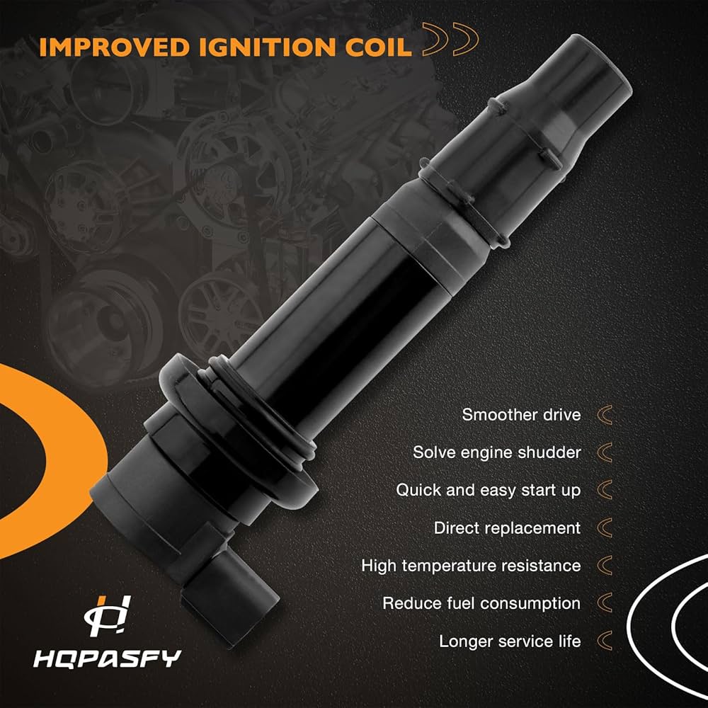 Ignition Coil Pack 4pcs Compatible with Yamaha 2003-2007 YZF